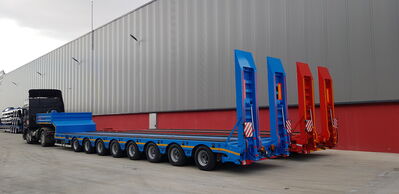 GT LOWBED SEMI TRAILERS which is knows also low loader and can carry heavy loads , excavators , construction machines, transformer, generator , cranes , caravans , army tanks and different kind of big machines. Lowbed Semi Trailers can be produced between 2 axles to 8 axles and loading capacity starting from 20 Tons to 180 Tons , rear or front loading Lowbed Trailers and platform as customer demand with different kind of specification according to demand. Self steering axles, hydraulic auto remote control axles, pool type chassis, Low bed Trailers hydraulic ramp, platform type chassis can be used in different kind of Low bed trailer
